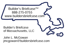 Logo for Builder’s Briefcase of Mass LLC /John McGowan 888-275-0755 Logo for Builder’s Briefcase of Mass LLC /John McGowan 888-275-0755