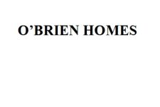 Logo for O’Brien Homes, Inc./Kevin O’Brien 978-265-1863 Logo for O’Brien Homes, Inc./Kevin O’Brien 978-265-1863
